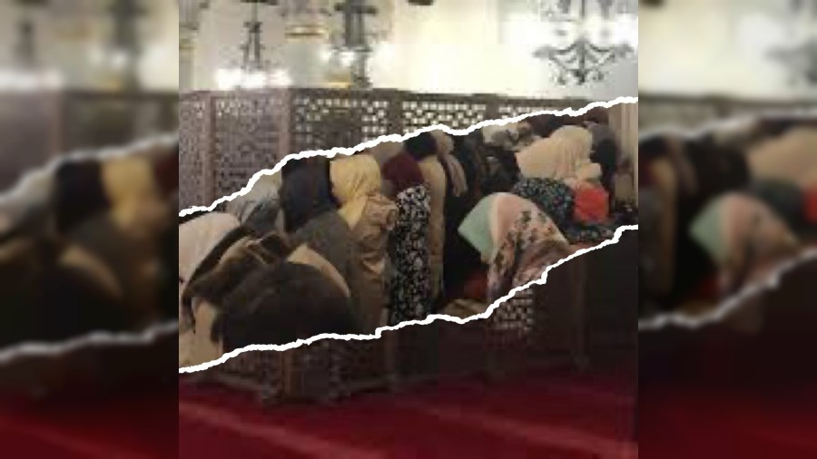 Kadn-erkek yan yana teravih namaz kld iddialar