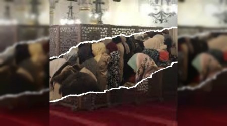 Kadn-erkek yan yana teravih namaz kld iddialar