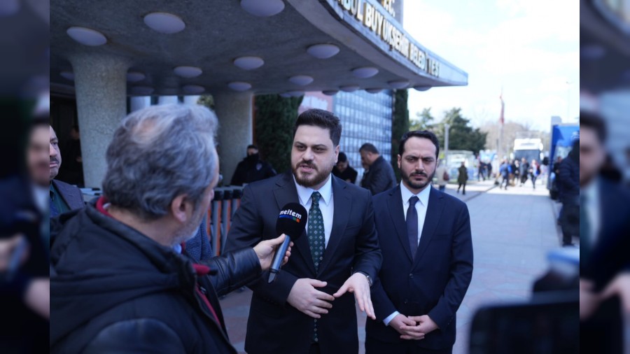 BTP lideri Hüseyin Baş, Saraçhane'ye gitti