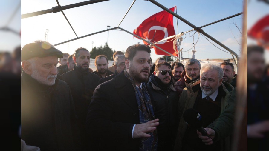 Hseyin Ban aklamalar yle;  mit Hoca Silivrinin souuna delikanllk yapyor